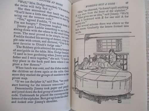 1960 HARDCOVER - THE BOBBSEY TWINS' BIG ADVENTURE AT HOME BY LAURA LEE HOPE!!