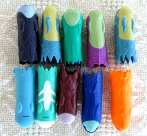 TEN COLLECTABLE 2013 JAKKS SLUGTERRA HOLLOW FINGER PUPPETS