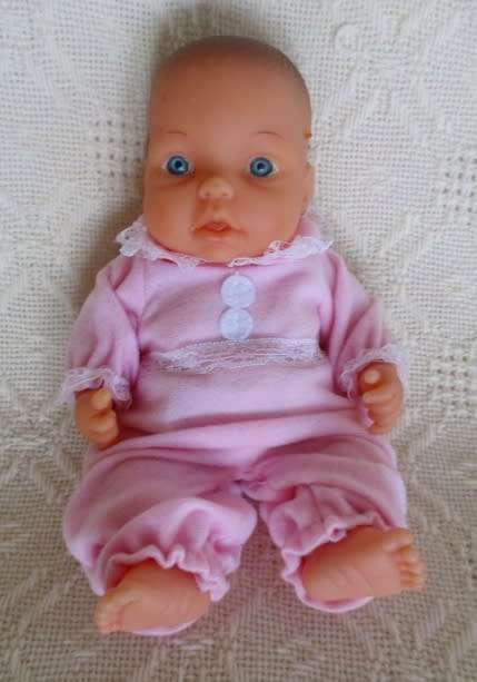 COLLECTABLE 22CM TALL BAYER CHUBBY BABY DOLL