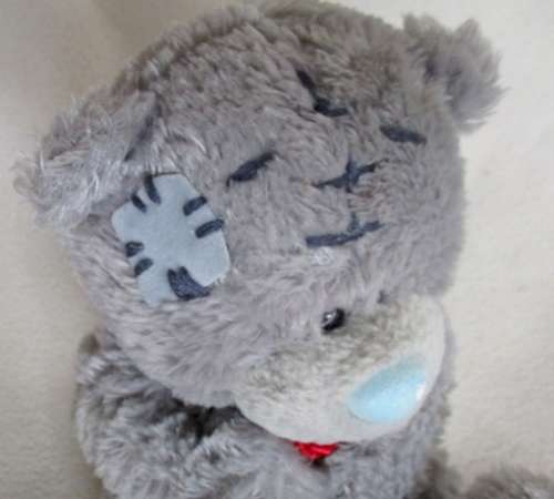 CUTE TATTY TEDDY  (ME TO YOU) HOLDING A TINY RED ROSE!!