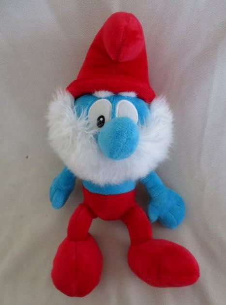 CUTE SOFT 30CM TALL PAPA SMURF