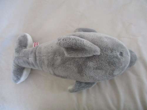 A SOFT GREY WELL MADE NICI DOLPHIN