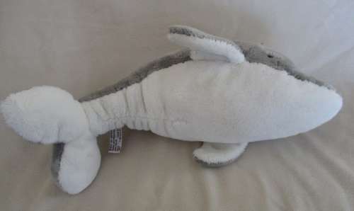 A SOFT GREY WELL MADE NICI DOLPHIN
