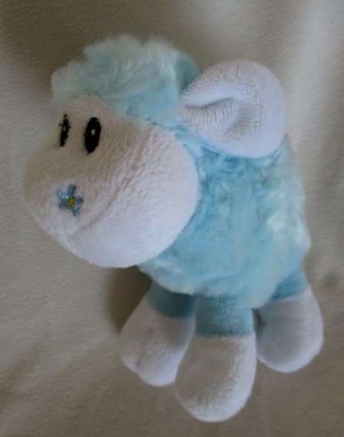 A MEILI, SWITZERLAND LAMB HAND PUPPET AND FIVE LITTLE LAMBS - OF THE COLLECTABLE KIND!