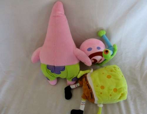 SPONGEBOB SQUAREPANTS AND HIS FRIENDS PATRICK STAR AND GARY SNAIL