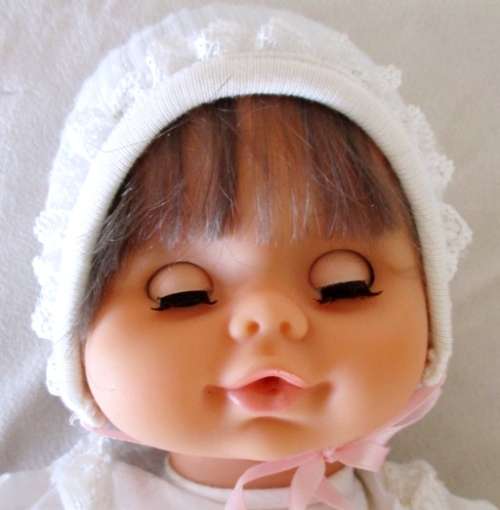 JUST THE SWEETEST 48CM TALL VINTAGE BABY DOLL!!