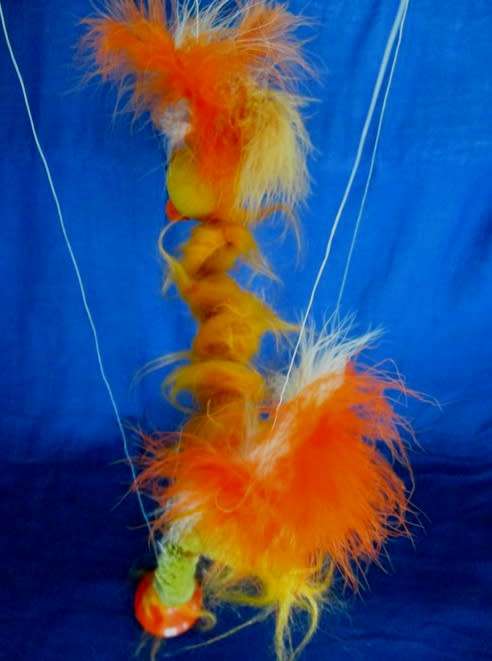 SO SPECIAL!! A VINTAGE 1970's WINKY BLINKY GOONY BIRD MARIONETTE! REMINDS ME OF PLOOM!