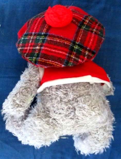 A LARGER TATTY TEDDY  (ME TO YOU) - WEARING A JAUNTY SCOTTISH BERET