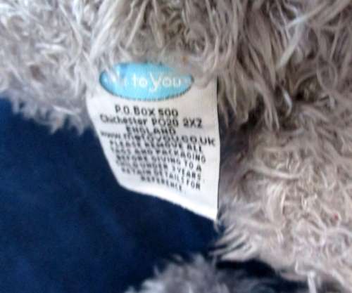 A LARGER TATTY TEDDY  (ME TO YOU) - WEARING A JAUNTY SCOTTISH BERET