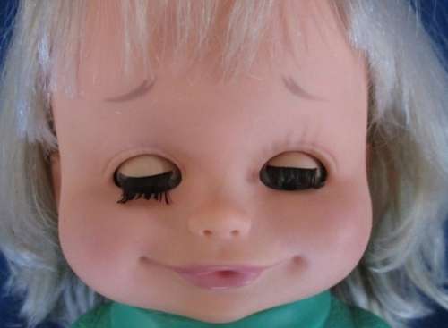 THIS IS ZIZI - THE VINTAGE SEBINO, ITALY SAVINGS BANK DOLL!