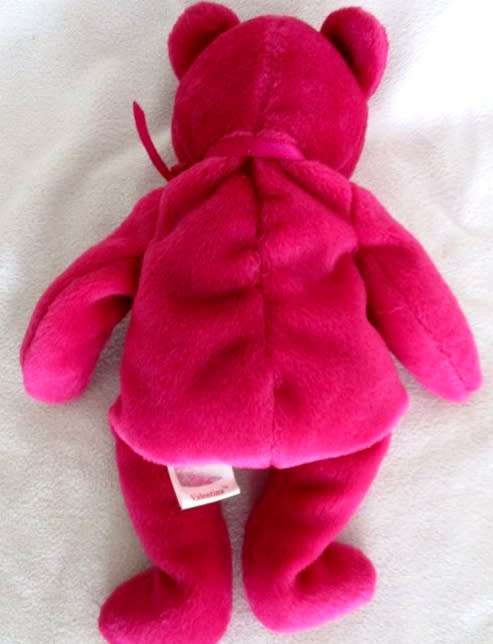 TY BEANIE BABY BEAR - VALENTINA