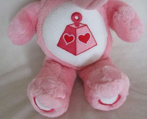 LOTSA HEART - THE 36CM TALL COLLECTABLE CARE BEAR COUSIN IN GREAT CONDITION WITH BUTTON!