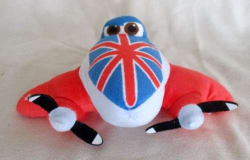 SOFT PLUSH NICOTOY DISNEY PLANE FROM DISNEY MOVIE 'PLANES' - BULLDOG