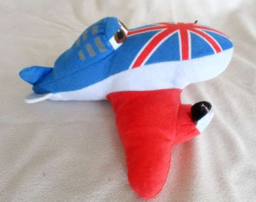 SOFT PLUSH NICOTOY DISNEY PLANE FROM DISNEY MOVIE 'PLANES' - BULLDOG