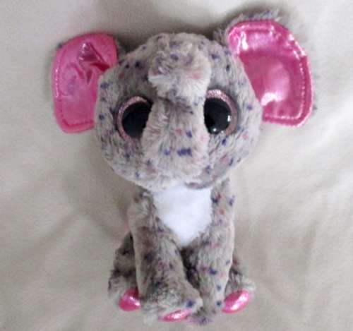 CUTE TY BEANIE BOO - SPECKS THE ELEPHANT