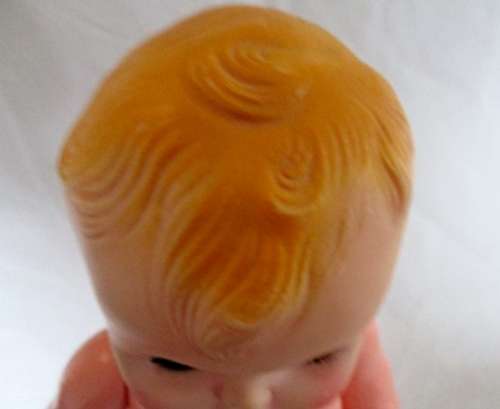ROSY CHEEKED 48CM TALL DARLING - VINTAGE DOLL NO 1200 MADE BY EVERGREEN, HONG KONG