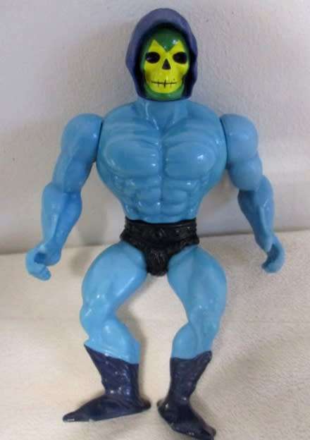 VINTAGE MATTEL 1981 HE-MAN MASTERS OF THE UNIVERSE  SKELETOR ACTION FIGURE