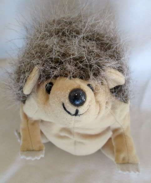 TWO CUTE FOREST ANIMAL HAND PUPPETS - AN OWL AND A HEDGEHOG!