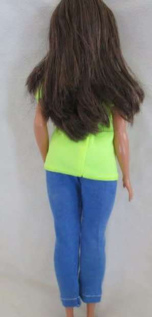NEW SHAPE CURVY BARBIE WITH BEAUTIFUL BROWN EYES!!