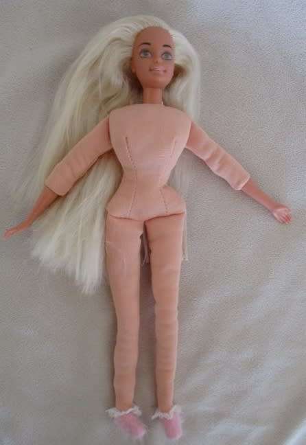 RARE AND UNUSUAL 1990's SOFT BODY (CLOTH) REAL MATTEL BARBIE TO ADD TO YOUR COLLECTION!