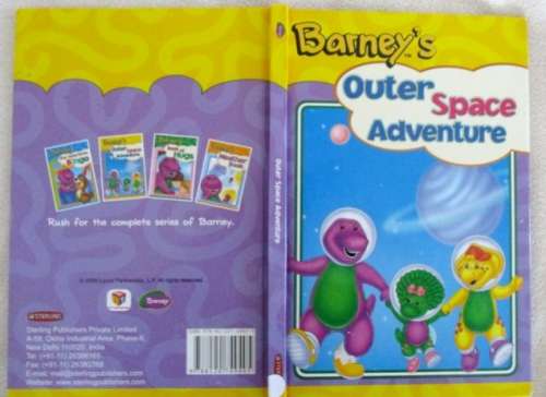 BARNEY'S OUTER SPACE ADVENTURE - HARCOVER IN GREAT CONDITION