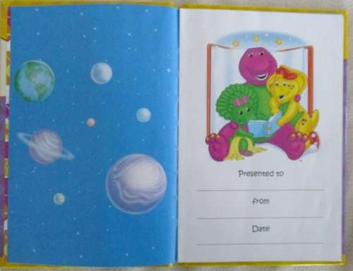BARNEY'S OUTER SPACE ADVENTURE - HARCOVER IN GREAT CONDITION