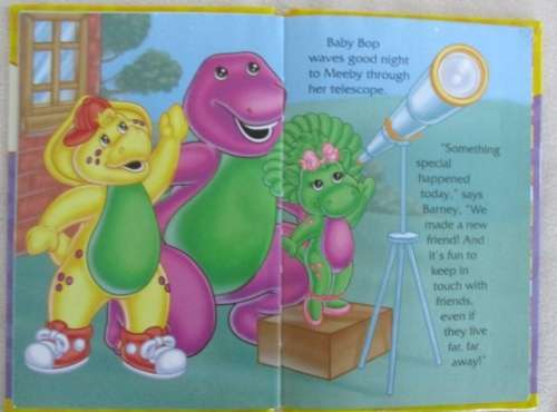 BARNEY'S OUTER SPACE ADVENTURE - HARCOVER IN GREAT CONDITION