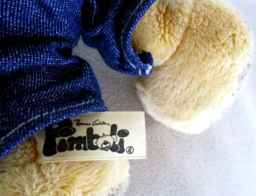 A CUTE 26CM TALL PIMBOLI BEAR (DIDDL FRIEND) BY DEPECHE, GERMANY!!