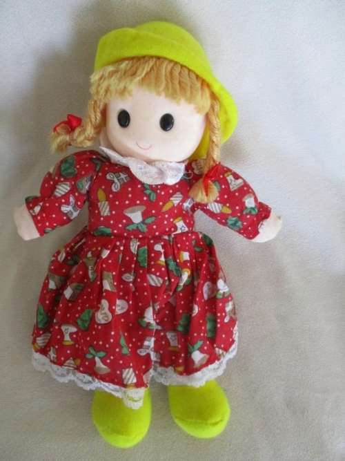 TWO CUTE PRECIOUS MOMENTS-LIKE DOLLS
