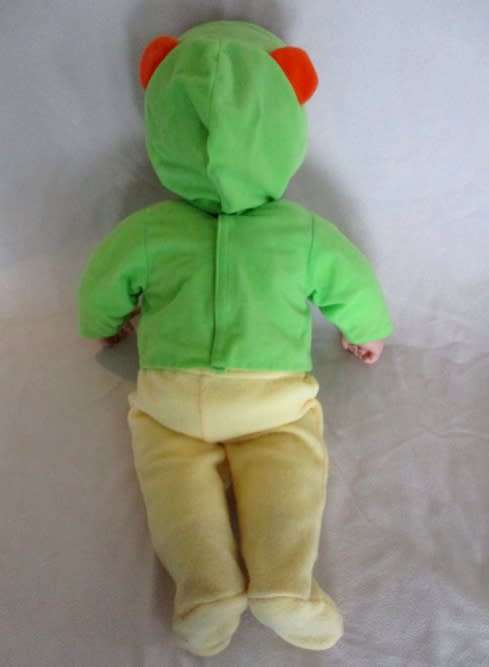 A LARGE, HAPPY 54CM TALL BABY DOLL WITH TWO CUTE FRONT TEETH