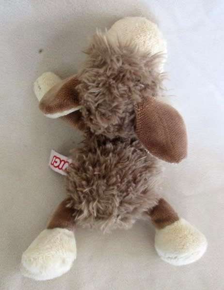 TWO SMALL COLLECTABLE NICI, GERMANY SOFT TOYS - LAMB AND OWL