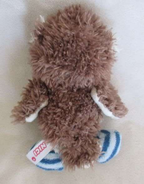 TWO SMALL COLLECTABLE NICI, GERMANY SOFT TOYS - LAMB AND OWL
