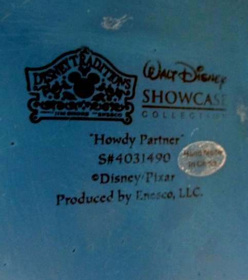 HIGHLY COLLECTABLE JIM SHORE FOR ENESCO - WOODY FROM DISNEY'S TOY STORY - HOWDY PARTNER (RETIRED)