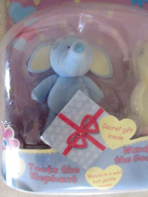 TATTY TEDDY & MY BLUE NOSE FRIENDS -TOOTS THE ELEPHANT AND WANDA THE GOOSE - STILL SEALED