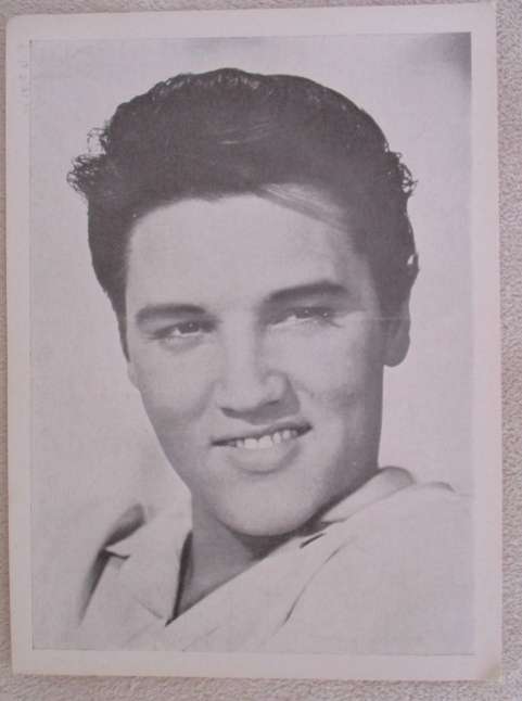TWO VINTAGE 1950's POSTCARDS OF ELVIS