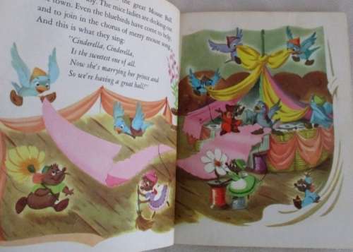 1950 - WALT DISNEY'S CINDERELLA'S FRIENDS - A LITTLE GOLDEN BOOK
