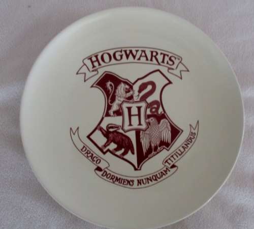 FOR THE HARRY POTTER FAN - PORCELAIN/CERAMIC BREAKFAST DISH AND PLATE