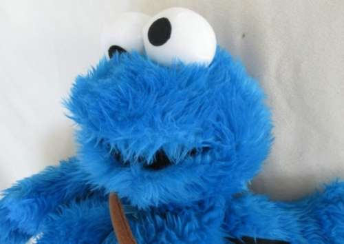 A SPECIAL BACK BAG - MUPPET ELMO FROM SESAME STREET - BLUE VERSION