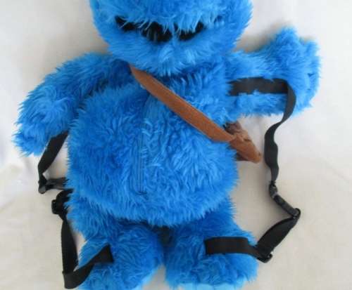 A SPECIAL BACK BAG - MUPPET ELMO FROM SESAME STREET - BLUE VERSION