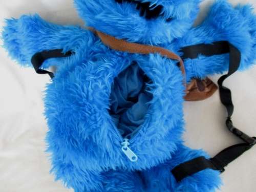 A SPECIAL BACK BAG - MUPPET ELMO FROM SESAME STREET - BLUE VERSION