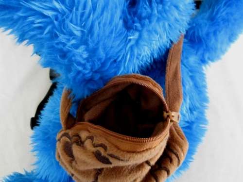 A SPECIAL BACK BAG - MUPPET ELMO FROM SESAME STREET - BLUE VERSION