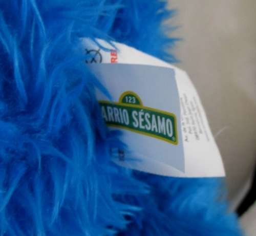 A SPECIAL BACK BAG - MUPPET ELMO FROM SESAME STREET - BLUE VERSION