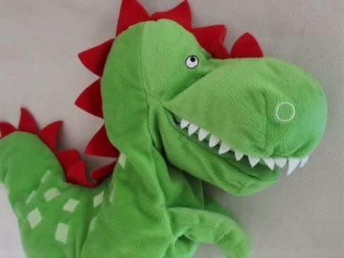 AMAZING FULL-BODIED JURASSIC PARK HAND PUPPET - GREAT FUN!!