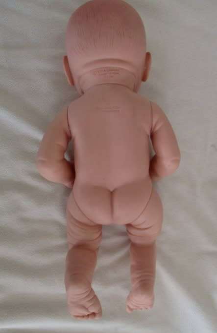 A 2004 ALL VINYL CITITOY BABY DOLL WITH THE MOST GORGEOUS BABY WRINKLES!