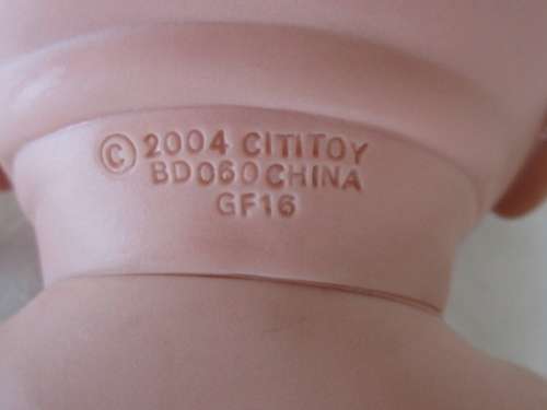 A 2004 ALL VINYL CITITOY BABY DOLL WITH THE MOST GORGEOUS BABY WRINKLES!