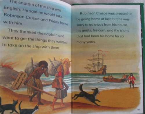 1978 - READ IT YOURSELF LEVEL 5 LADYBIRD BOOK - ROBINSON CRUSOE