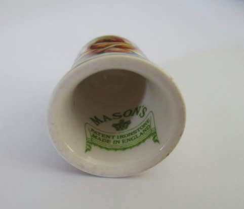 THIMBLE NO 10 - PORCELAIN - MASON'S ENGLAND