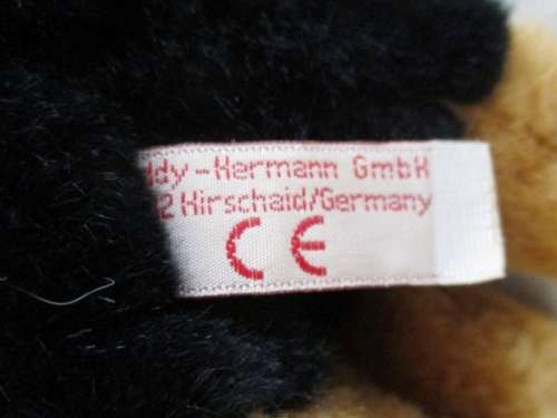 A HERMANN, GERMANY PUP WITH 'TEDDY-HERMANN' LABEL!