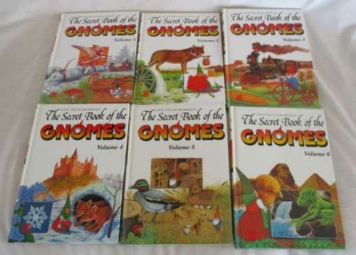 BEAUTIFULLY ILLUSTRATED, GREAT FUN AND EDUCATIONAL - THE SECRET BOOK OF THE GNOMES - 24 HARD COVERS