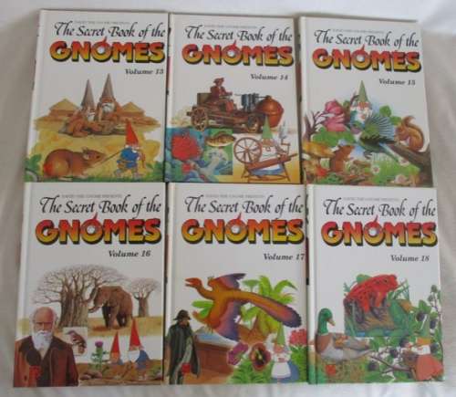 BEAUTIFULLY ILLUSTRATED, GREAT FUN AND EDUCATIONAL - THE SECRET BOOK OF THE GNOMES - 24 HARD COVERS